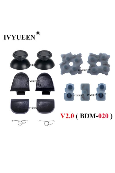 Choice Buttons Rubber 020 IVYUEEN for PlayStation 5 PS5 Controller L1 R1 L2 R...