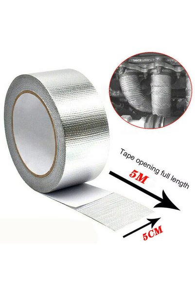 Choice 5m*5cm Exhaust Pipe Insulation Tape Exhaust Heat Tape Manifold Downpip...