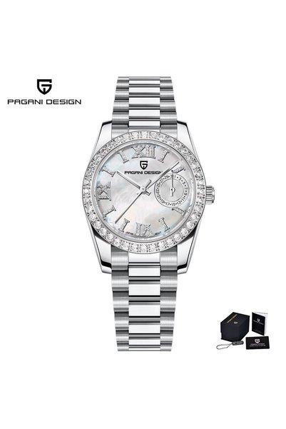 choice2 White PAGANI DESIGN 2026 New 32MM Women's Wristwatch Elegant Luxury Q...