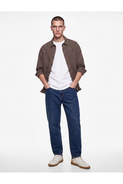 Koton Normal Bel Cotton Regular Fit Tapered Jean Pants - Joe Jean