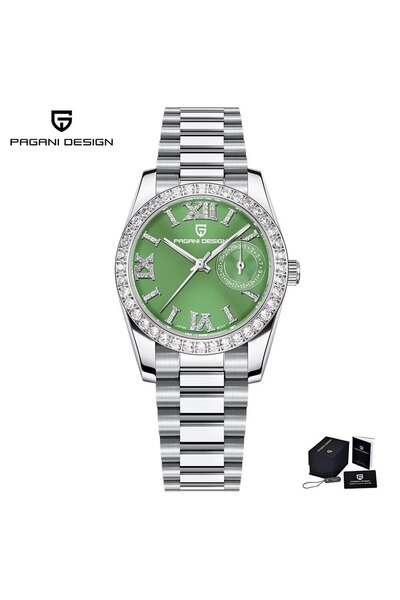Choice1 Green PAGANI DESIGN 2026 New 32MM Women's Wristwatch Elegant Luxury Q...