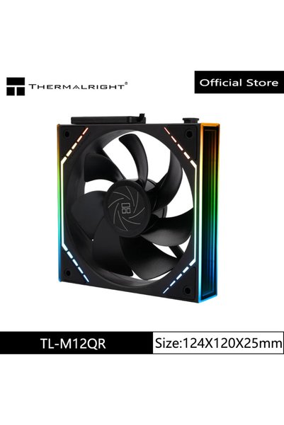 Choice7 مروحة تبريد لعلبة الكمبيوتر A-RGB TL-M12QR Reverse Thermalright TL-M1...