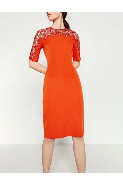 Evendi Rochie medie, Rosu