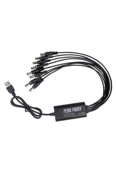 Choice black Guitar Pedal Power Supply Portable Pedal Power Supply with 8 Iso...