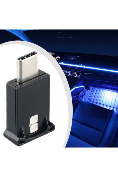 Choice USB-C Type-C LED Interior Lights Neon Atmosphere Ambient Lamps For Car...