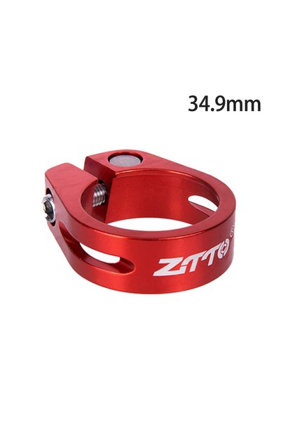 ZTTO 34.9mm Red Bicycle Seatpost Clamp 31.8/34.9mm Seat Tube Clamp MTB Road B...