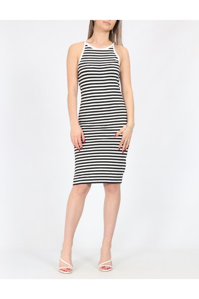 Evendi Rochie scurta, Alb/Negru