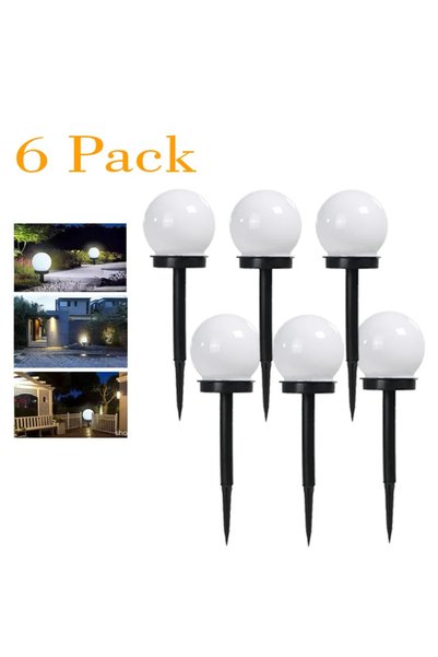Heinast 6Pack 1/3/6/9PC Solar Powered LED Bulb Lamp Energy Light Waterproof O...