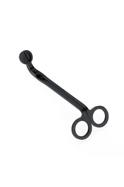 Choice3 مقص فتيل شمعة أسود مقاس 18 سم، مقص من الفولاذ المقاوم للصدأ، قاطع فتي...