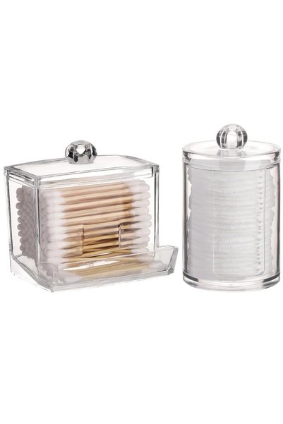 Choice3 2pcs C Bathroom Organizer Accessories Set Holder Storage with Clear P...