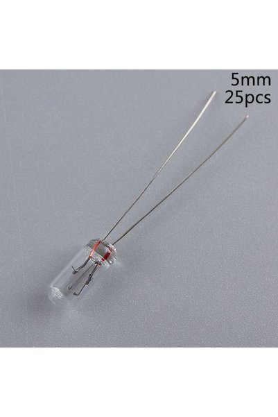 Choice1 5MM 25PCS 5mm 4mm 3mm Clear 12V Mini Bulb of Wheat Rice Bulbs Switch ...