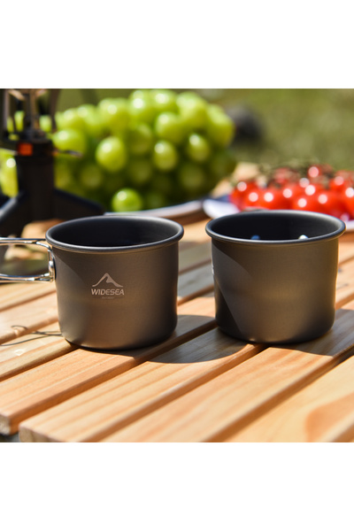 Widesea WSCC-105X2 Camping Mug Outdoor Coffee Tea Aluminum Cup Tourism Tablew...