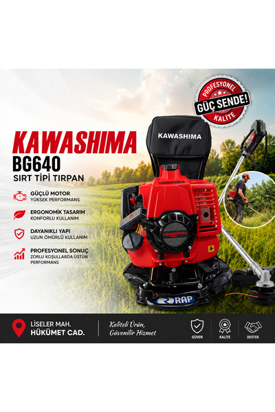 KAWASHIMA MOTORLU SIRT TIRPANI