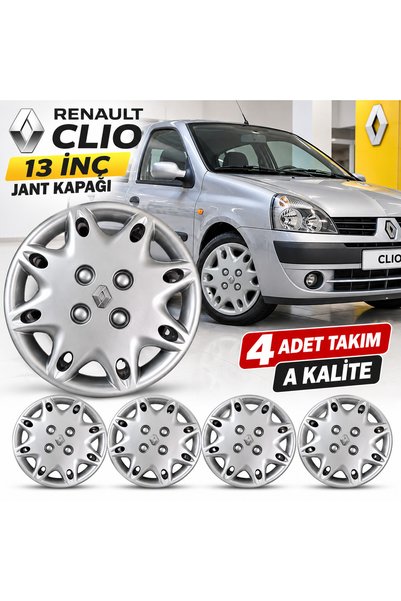 Universal **13 İnç Renault Clio Symbol R19 Europa Uyumlu Jant Kapağı Takımı 4’lü Set – Krom Logo Hediyeli, A Kalite** Uygunluk ifadesini netleştirBaşlığı pazaryeri formatına kısalt