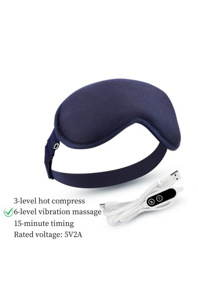 Choice1 3 Heat 6 Vibration USB Eye Massager Heated Eye Shade Relieve Eye Fati...
