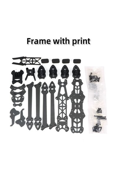 Choice frame with print Mark4 7inch 295mm with 5mm Arm Quadcopter Frame 3K Ca...