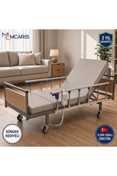 mcaris 2 Motorlu Full ABS Hasta Karyolası İmalatçı Firmadan Elektrikli El Kum...