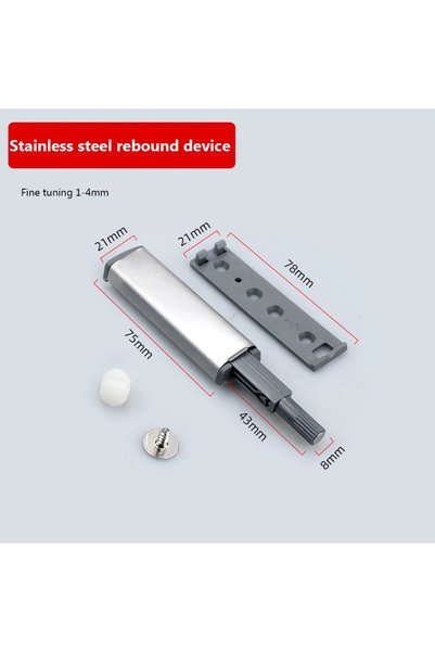 Choice 10pcs 10pcs Door Stopper Cabinet Catches Stainless Steel Push To Open ...
