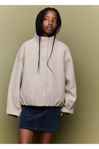 MANGO Kids Kumaş bomber ceket