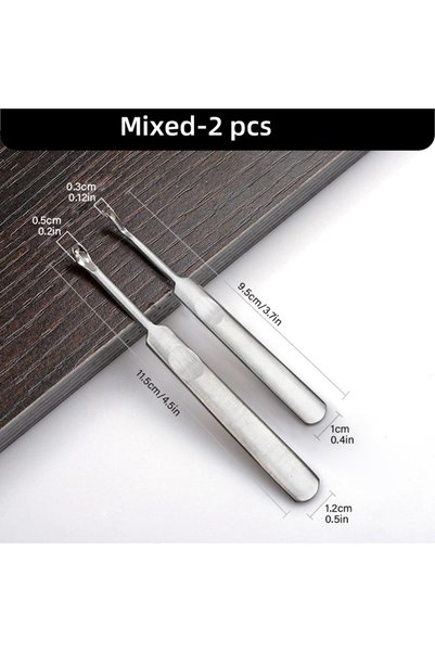 Choice Mixed-2 Pcs Set WUTA Leather Tools Groover Skiving Tool Edge Bevelers ...