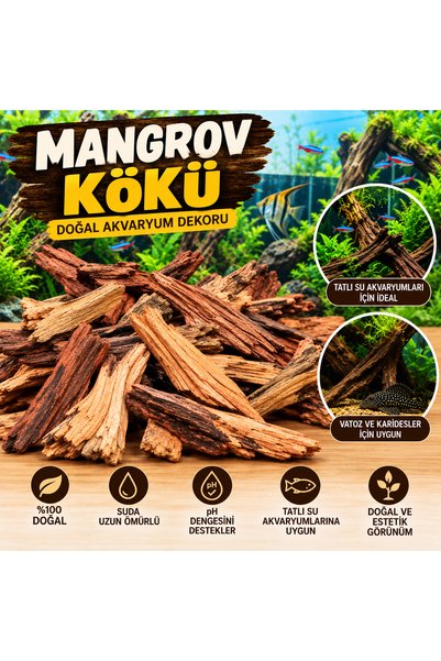EuroStar Mangrove Kökü L Boy 1 Adet ( 35 - 42 CM )