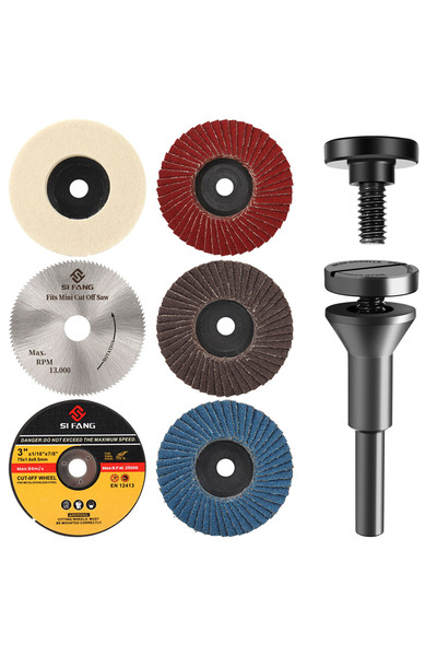 Choice1 2inch 3inch set SIFANG Mounting Mandrel for Cut-Off Wheels, 6mm, 10mm...