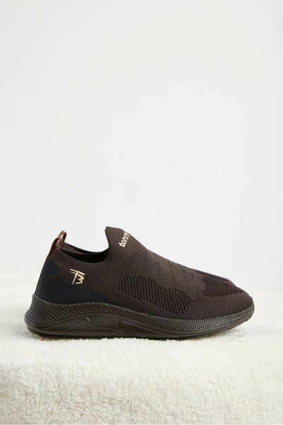 Tonny Black Unisex Coffee-Colored Eva Sole Comfortable Fit Casual Sports Shoes.
