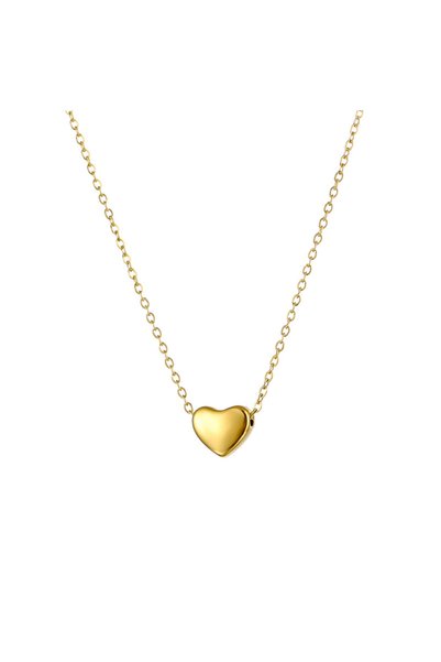 Choice Gold Peri'sbox Exquisite Mini Small Heart Pendant Necklace for Women A...