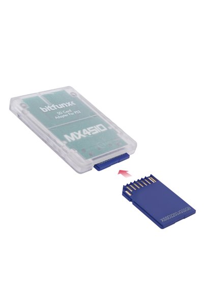 Choice SD-transparent Bitfunx MX4SIO SIO2SD SD/TF Card Adapter Game Reader fo...