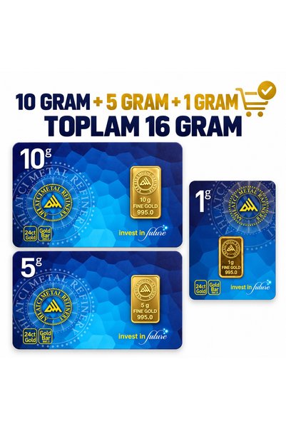 Ahlatcı 24 Ayar-16 Gram Külçe Altın