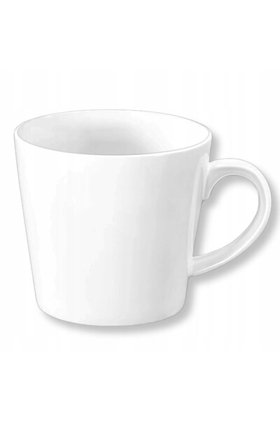 WILMAX ENGLAND Cana Wilmax Fine Porcelain, 280 ml, Alba Pura, pentru Cafea si...