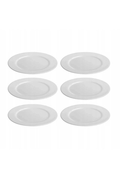 WILMAX ENGLAND Farfurie desert portelan WILMAX, rotund, Alb, 15 cm, set 6 buc.