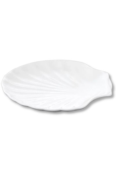 WILMAX ENGLAND Platou aperitive WILMAX, in forma de scoica, din portelan alb,...