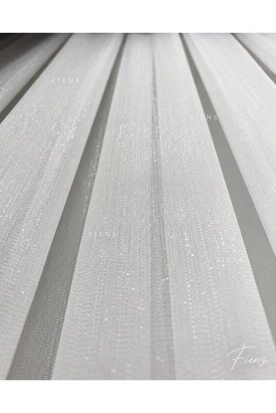 FİENS SİMLİ BAMBU DÖKÜMLÜ 1/3 Sık Pileli Tül Perde Ağır Gramajlı Ütü Gerektir...