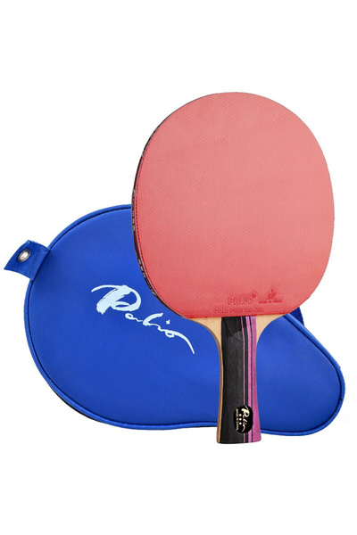 Palio Long Handle FL Original 3 Stars Carbon Table Tennis Racket with CJ8000 ...