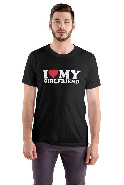 Butik I Love My Girlfriend Couple T-Shirt Ειδικό δώρο για τους ερωτευμένους