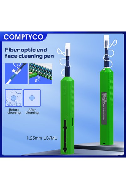 Choice3 1pc Green (LC) COMPTYCO SC/FC/ST/E2000 2.5mm Fiber Optic Cleaning Pen...