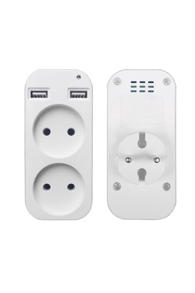 Choice قابس الاتحاد الأوروبي، مقبس USB أوروبي محمول، قابس محول USB مزدوج، قاب...