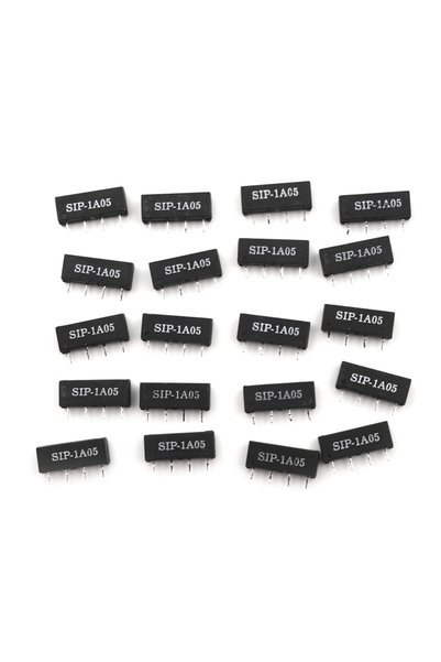 Choice 20pcs 5V Reed Relay SIP-1A05 Reed Switch Relay 4PIN for PAN CHANG Relay
