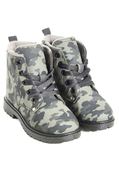 KU&PA SHOES Камуфляжні дитячі черевики для дівчаток та хлопчиків, унісекс, шк...