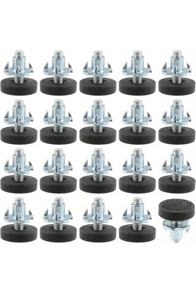 Choice 20pcs 20 PCS Stainless Steel Adjustable Leveling Furniture Legs - Heav...