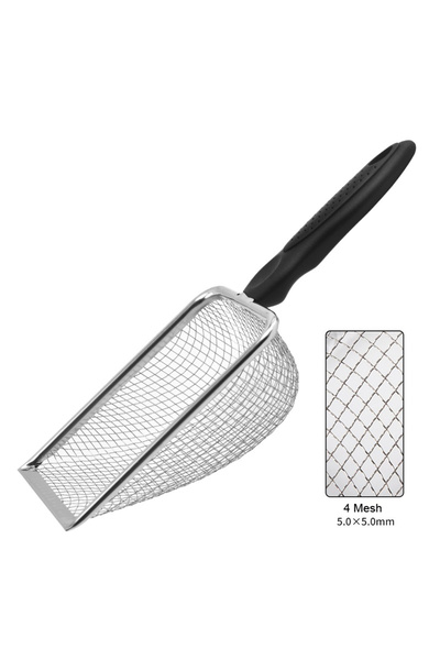 choice2 5.0X5.0mm Pet Cleaning Tools Stainless Steel Feces Shovel Net Cat Lit...