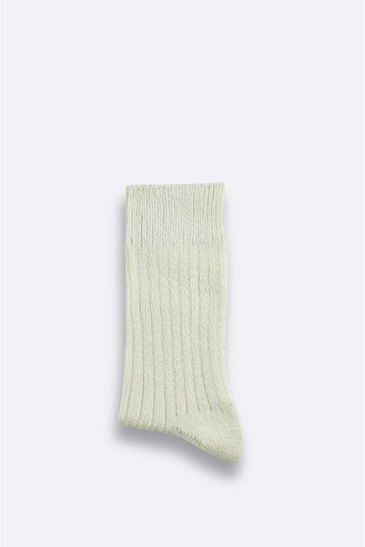 Avva Erkek Ekru Fitilli Soket Çorap A52Y8504