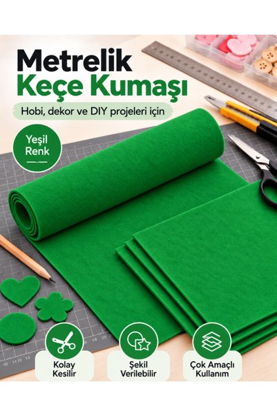 EUROLUXE Meterage Thin Felt Fabric Felt 1 mm Activity Felt Colorful Felt Hand...