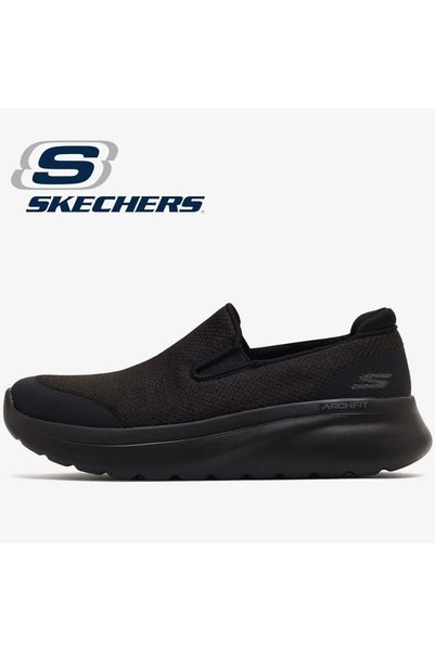 SKECHERS حذاء رياضي Go Walk Arch Fit N-Joy 125841 للجنسين باللون الأسود
