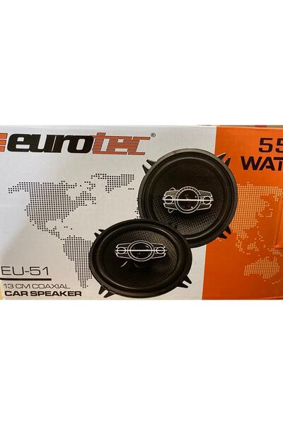 RAYDOSTAR Eurotec Eu-51 13cm 550 Watt Profesyonel Oto Hoparlör Kutu Içeriği 2 Adet