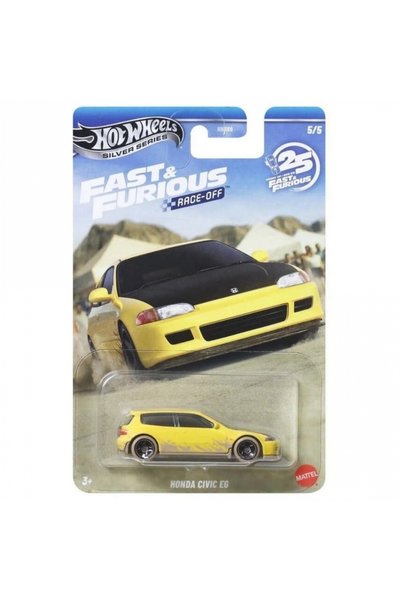 HOT WHEELS Fast And Furıous Race Off - Honda Civic EG - HNR88