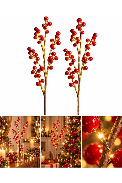 Yenigeldi Led Fairy Daylight + 2 Pieces of 70 cm Large Size Handmade Uğur Kok...