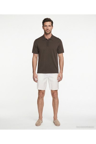 Yargıcı Regular Polo Neck Short Sleeve Sweater