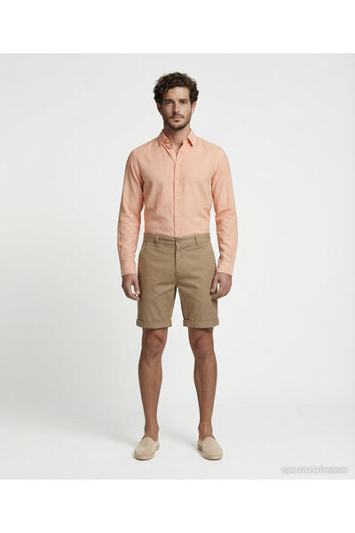 Yargıcı Regular Normal Bel Bermuda/Shorts
